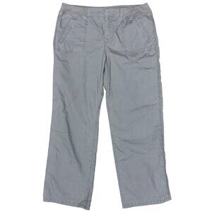 NWT Women's‎ LOFT Cotton Utility Pant Gray | Size 14